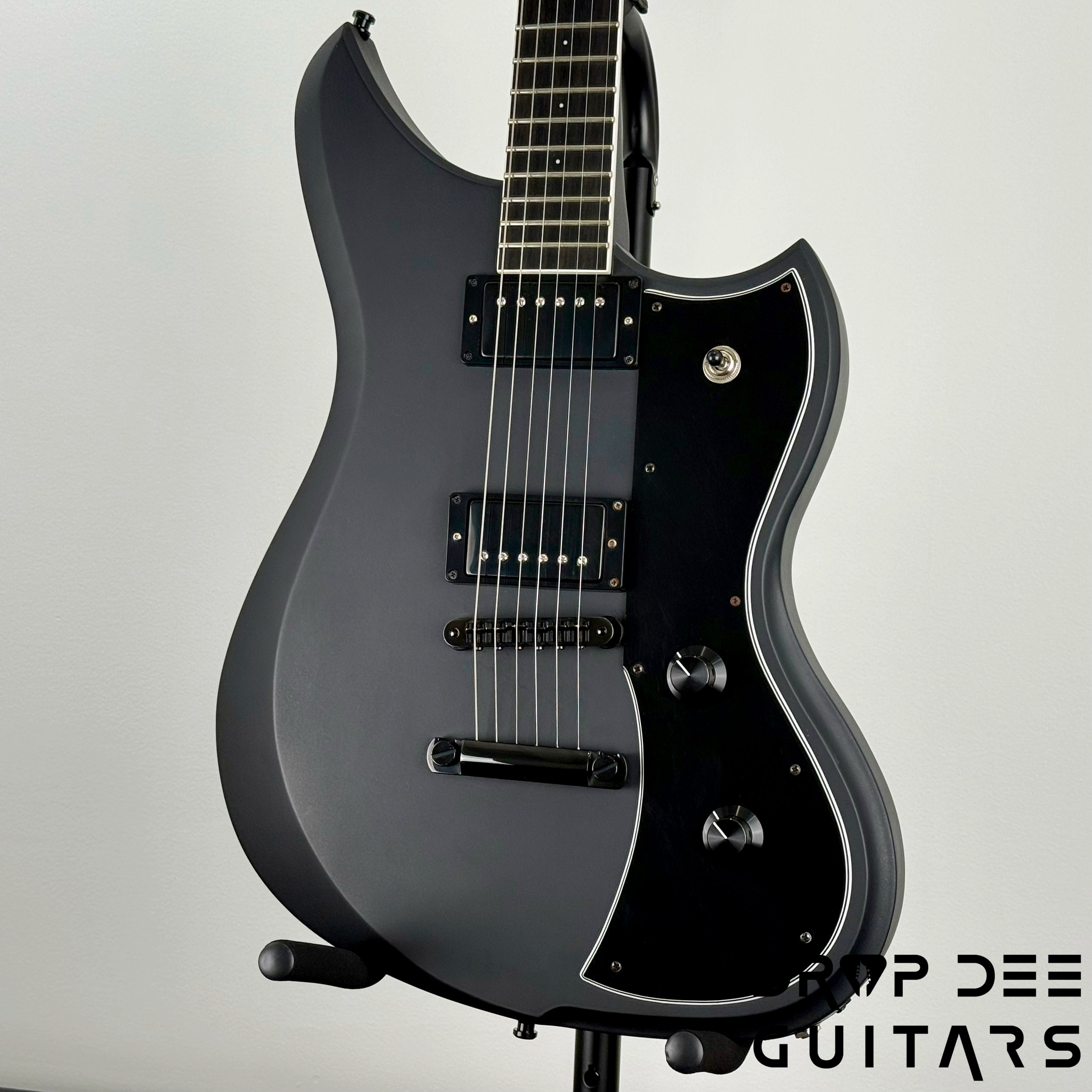 Dunable USA Custom Shop Yeti Electric Guitar w/ Case - Murder Blackout Satin