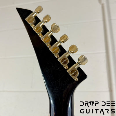 Jackson USA Custom Shop Special Edition Rhoads Electric Guitar w/ Case - Black Nitro Relic (Tour Heavy Relic)
