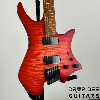 Strandberg Boden Original N2.6 Multiscale Headless Electric Guitar w/ Bag - Sunset Coral Burst Satin