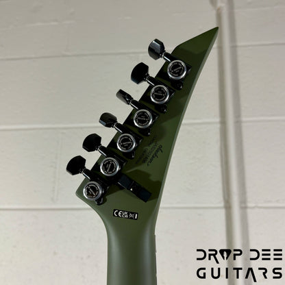Jackson American Series Rhoads RR24 Electric Guitar w/ Case - Matte Army Drab