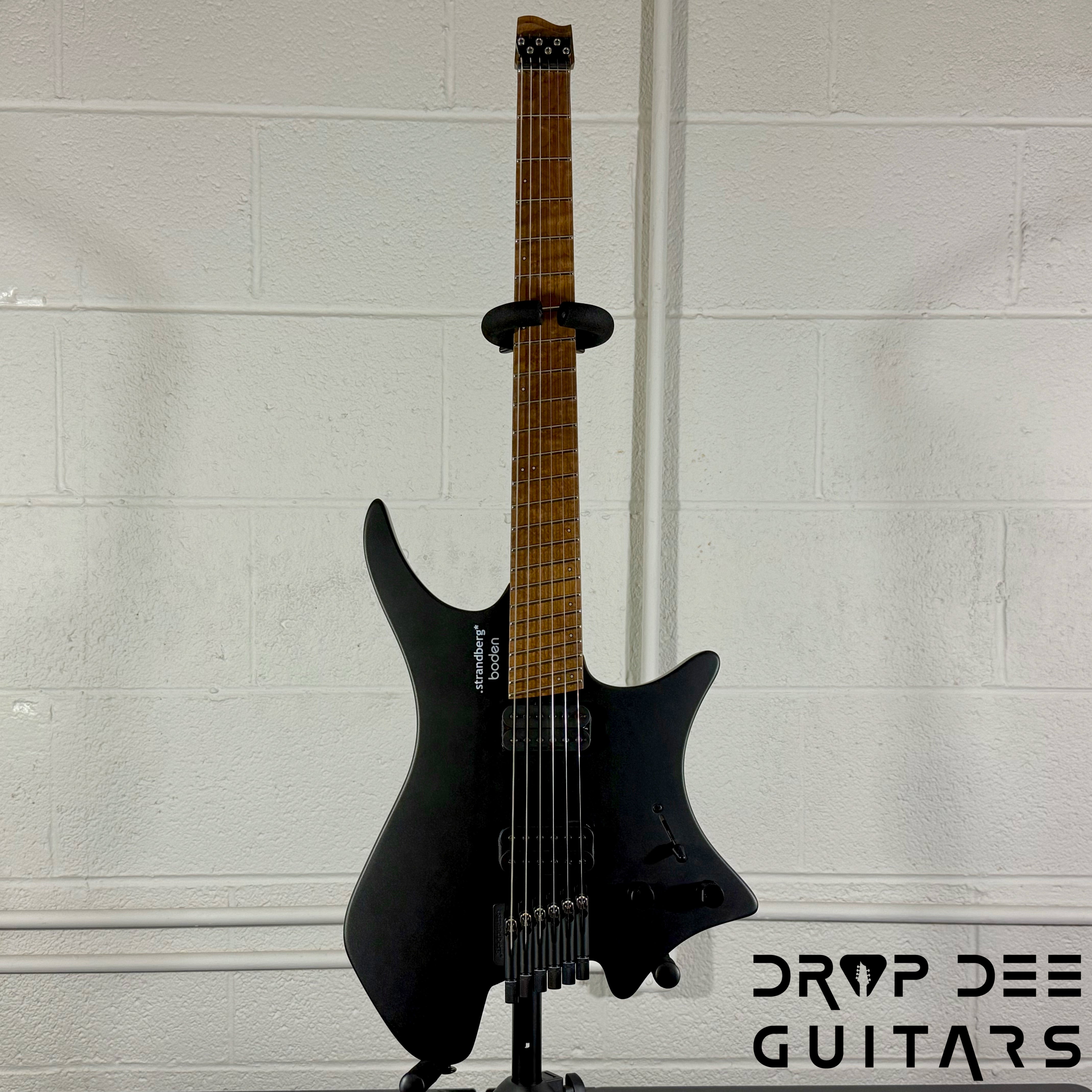 Strandberg Boden Standard N2.6 Multiscale Headless Electric Guitar w/ Bag - Black Satin Metallic