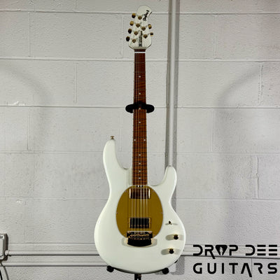 Ernie Ball Music Man Cory Wong StingRay II Deluxe Electric Guitar w/ Case - Polaris White