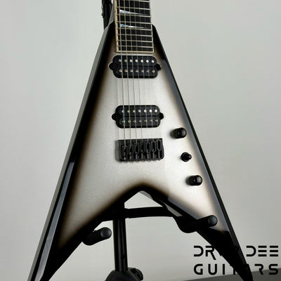 Jackson USA Custom Shop Special Edition King V 7 7-String Electric Guitar w/ Case - Silverburst