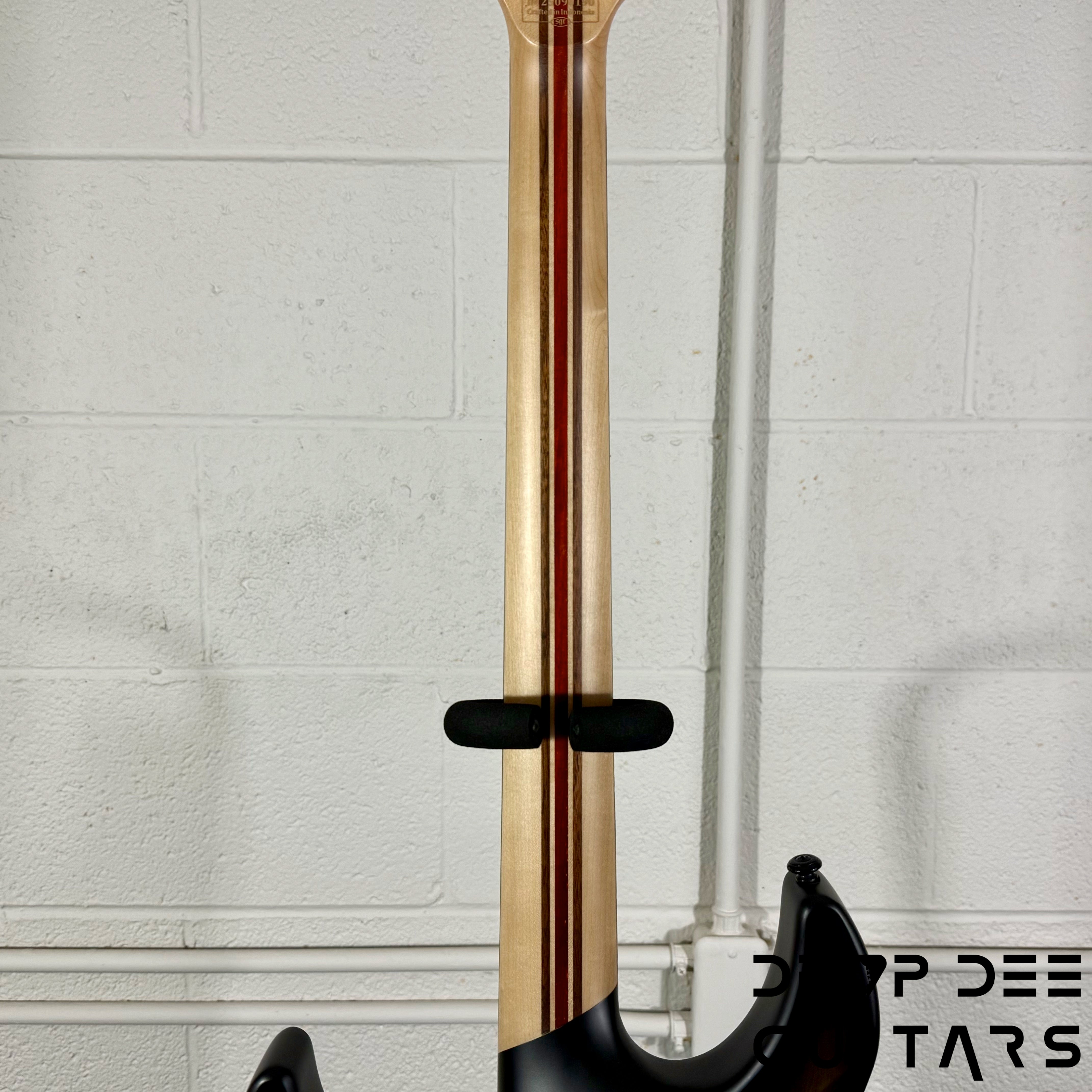 Schecter Diamond Series C-1 Pale Moon Electric Guitar - Natural Satin with Black Burst