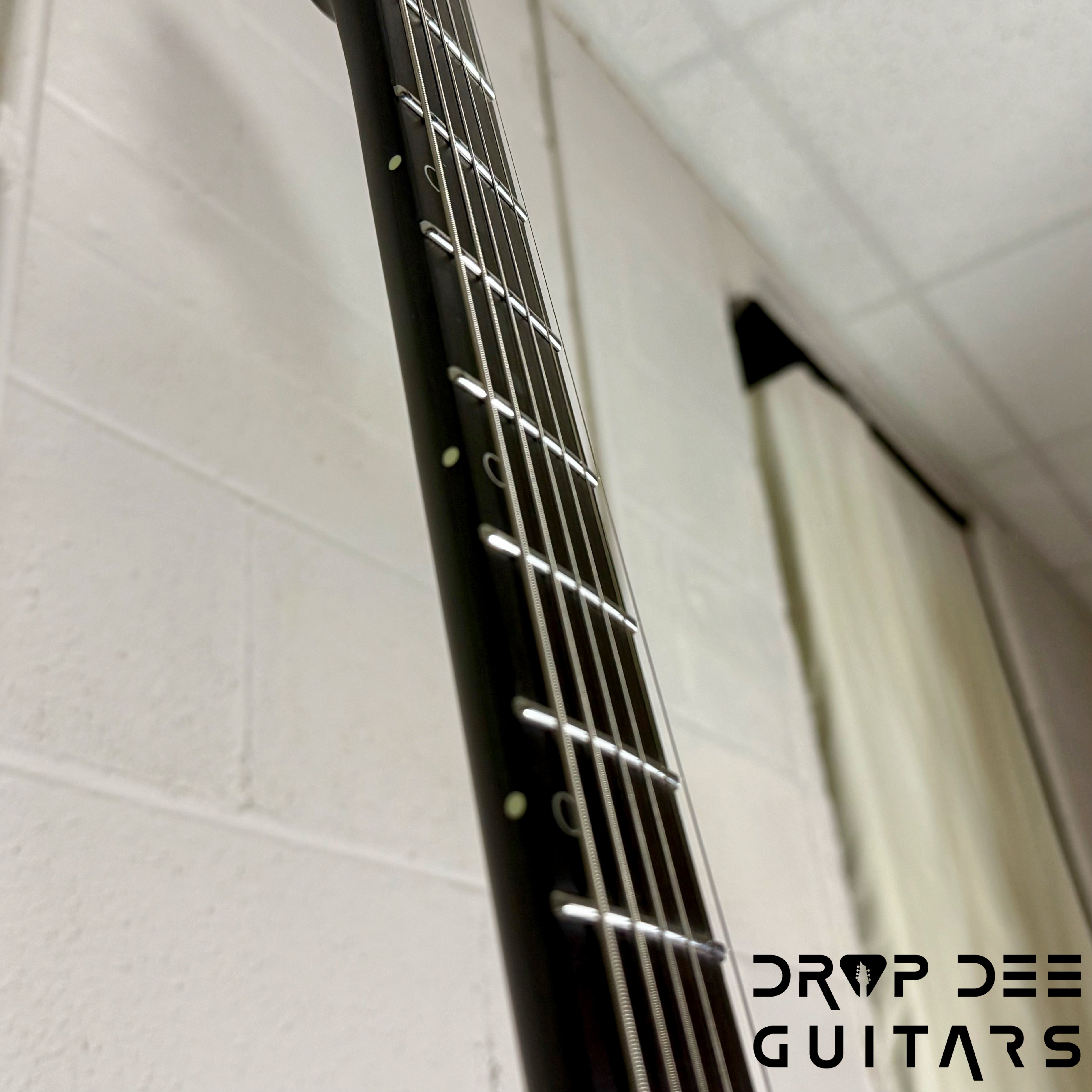 Schecter Diamond Series Keith Merrow KM-6 MK-III EX Baritone Electric Guitar - Satin Black Open Pore