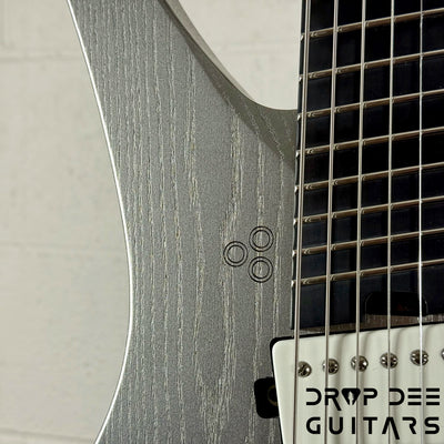 GOC Varja 7 Multiscale 7-String Electric Guitar w/ Bag - Silver