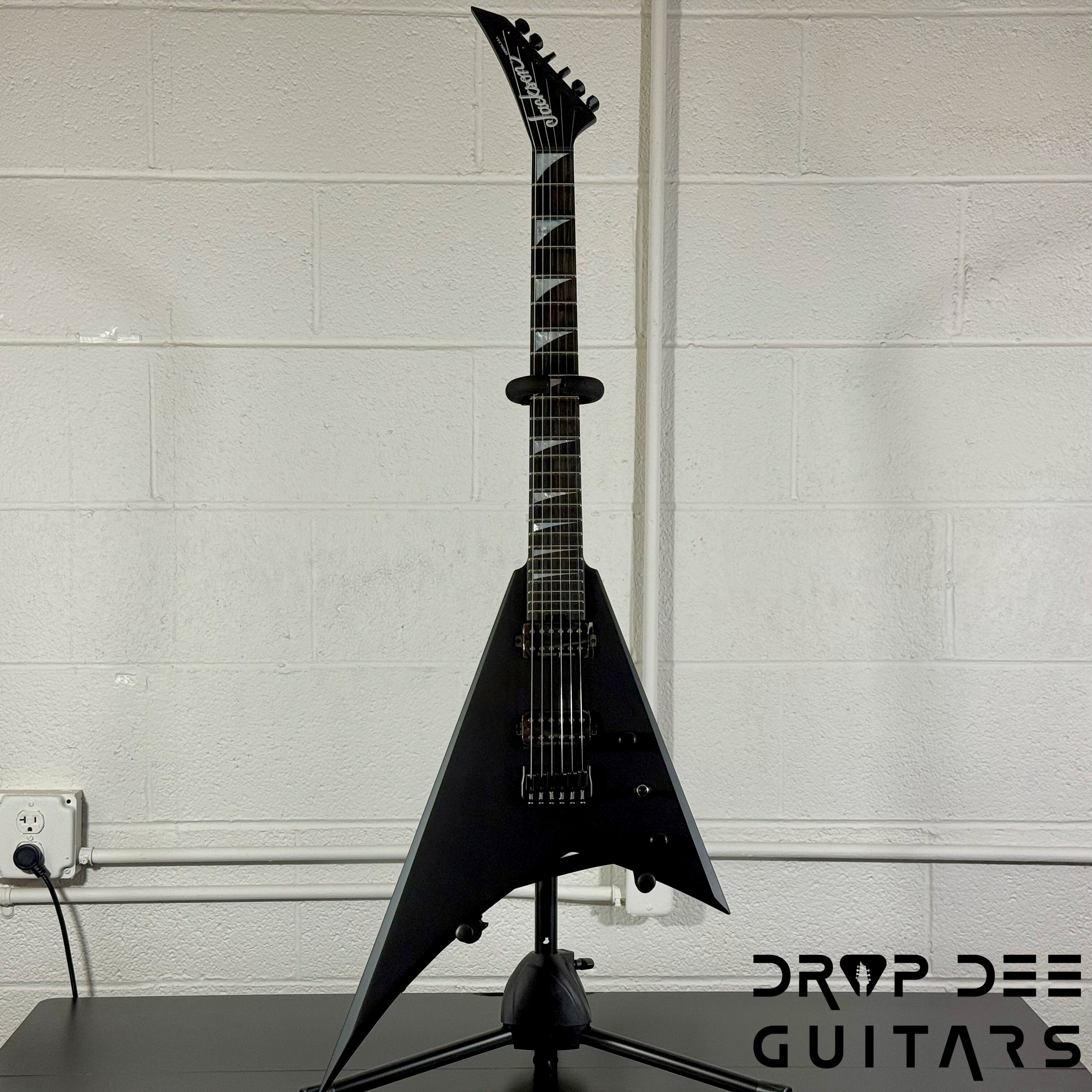 Jackson American Series Rhoads RR24 HT Electric Guitar w/ Case - Satin Black