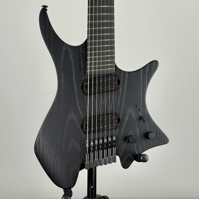 Strandberg Boden Singularity NX 7 Pitch Black 7-String Multiscale Headless Electric Guitar w/ Bag - Pitch Black