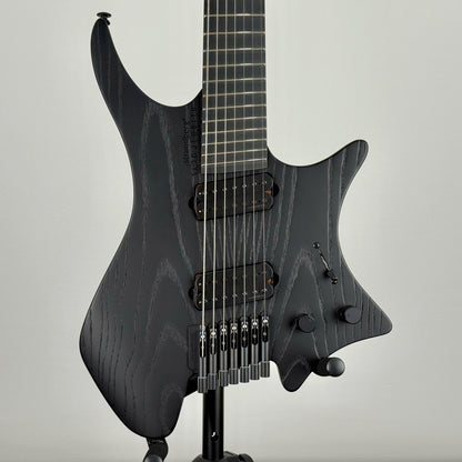 Strandberg Boden Singularity NX 7 Pitch Black 7-String Multiscale Headless Electric Guitar w/ Bag - Pitch Black