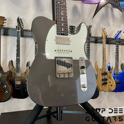 Schecter Custom Shop PT Wembley Studio Electric Guitar w/ Case - Charcoal Metallic Aged Nitro