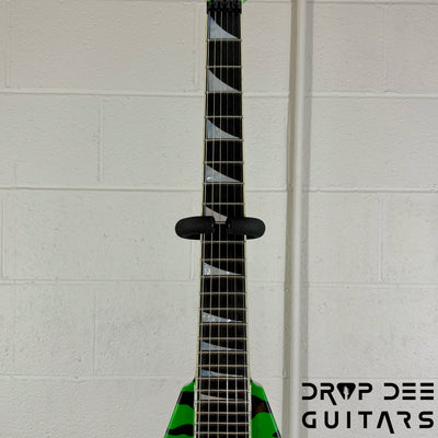 Jackson USA Custom Shop Rhoads RR24 FR Electric Guitar w/ Case - Slime Green Bengal