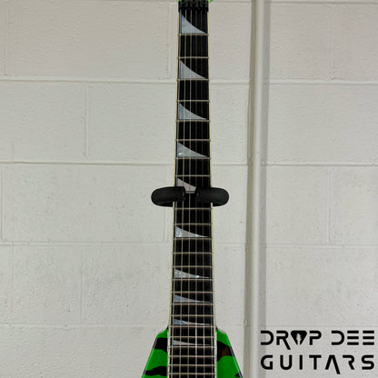 Jackson USA Custom Shop Rhoads RR24 FR Electric Guitar w/ Case - Slime Green Bengal