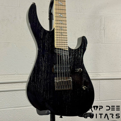 Caparison Horus-WB-FX MF Electric Guitar w/ Bag - Transparent Charcoal Black