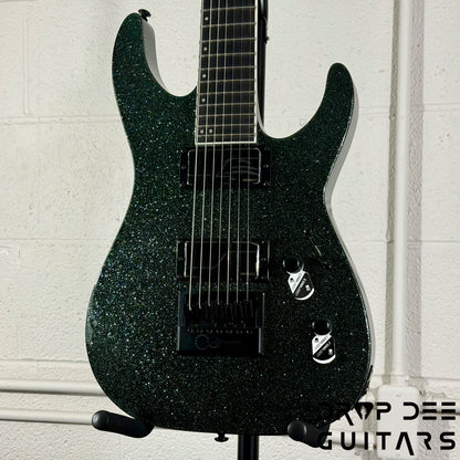 ESP LTD M-1007 Baritone Evertune 7-String Electric Guitar w/ Bag - Granite Sparkle