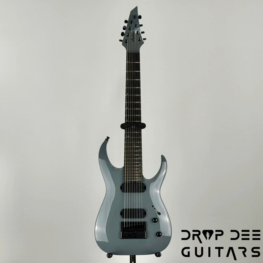 Jackson Pro Plus Series Limited Edition Signature Misha Mansoor Juggernaut ET8 8-String Baritone Evertune Electric Guitar w/ Bag - Nardo Gray