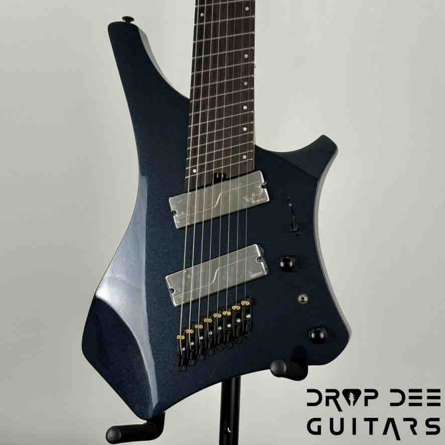 Ibanez Alpha A528 Multiscale 8-String Electric Guitar w/ Bag - Iron Pewter