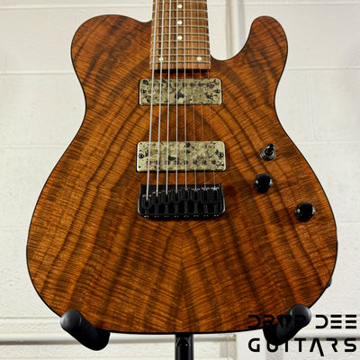 Schecter Custom Shop Masterworks PT CET-8 Baritone 8-String Electric Guitar w/ Case - Koa Natural