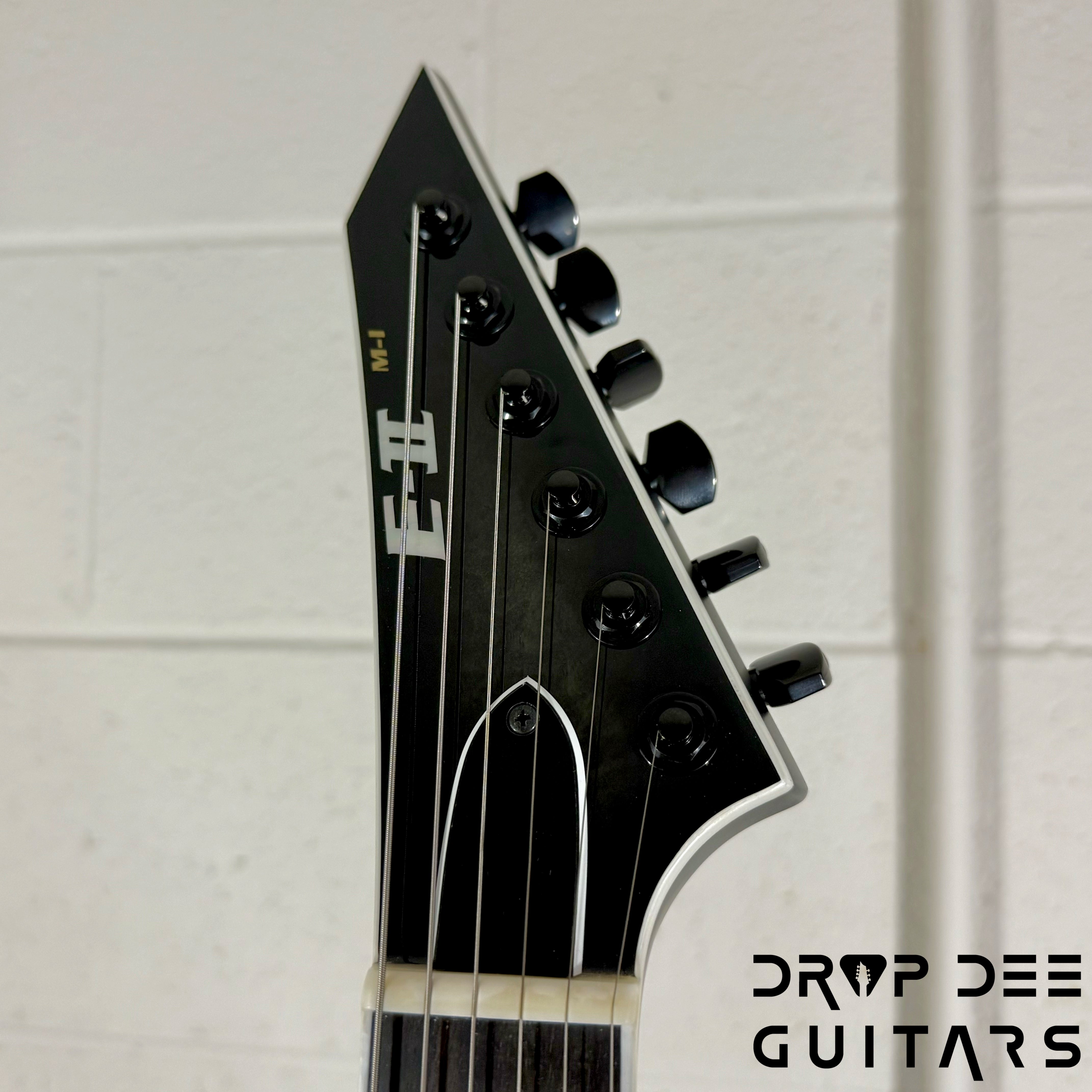 ESP E-II M-I NT QM Electric Guitar w/ Case - See Thru Black Sunburst