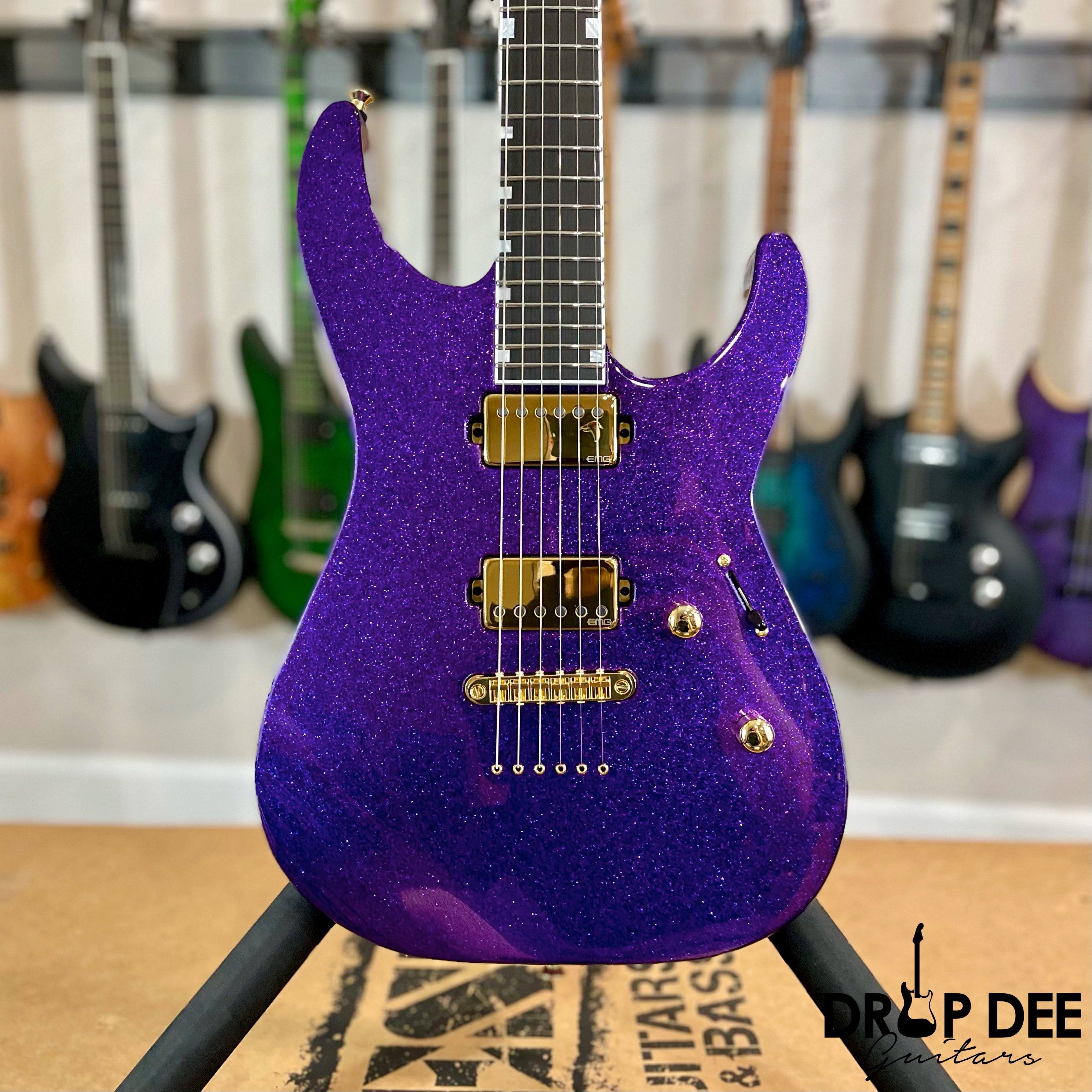 ESP USA M-II NTB NT Electric Guitar w/ Case