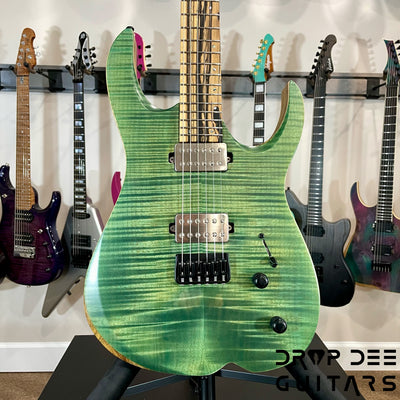 SMP Custom Shop Orpheus Electric Guitar w/ Case - Trans Green