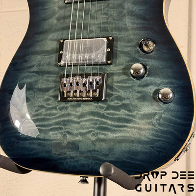 Schecter PT Classic Electric Guitar w/ Case - Transparent Black Burst