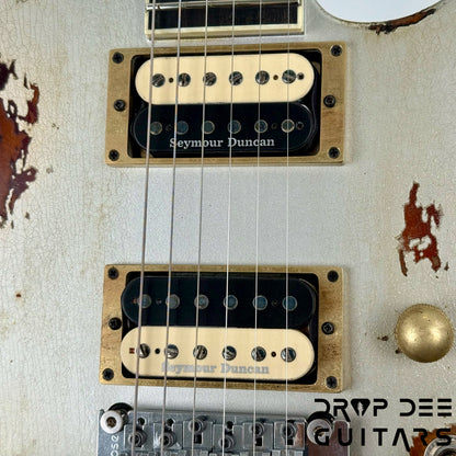 Jackson USA Custom Shop Special Edition Soloist Electric Guitar w/ Case - Inca Silver Over 3 Tone Sunburst