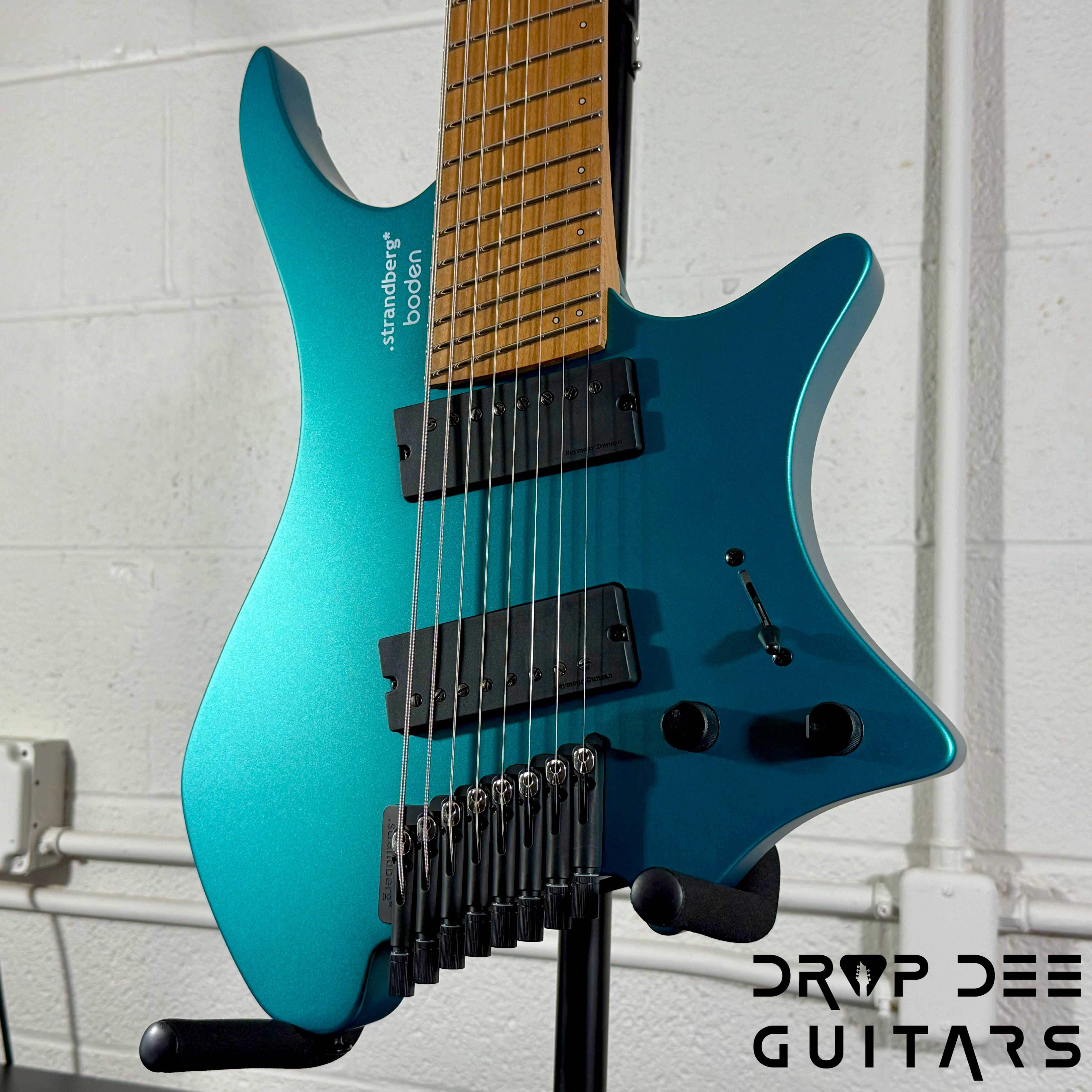 Strandberg Boden Standard N2.8 8-String Multiscale Headless Electric Guitar w/ Bag - Transformative Teal Metallic