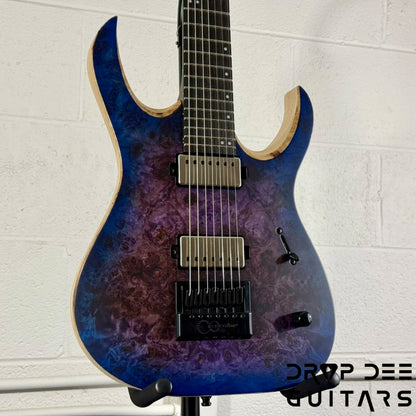 Mayones Duvell Elite 4Ever 7 Baritone Evertune 7-String Electric Guitar w/ Case