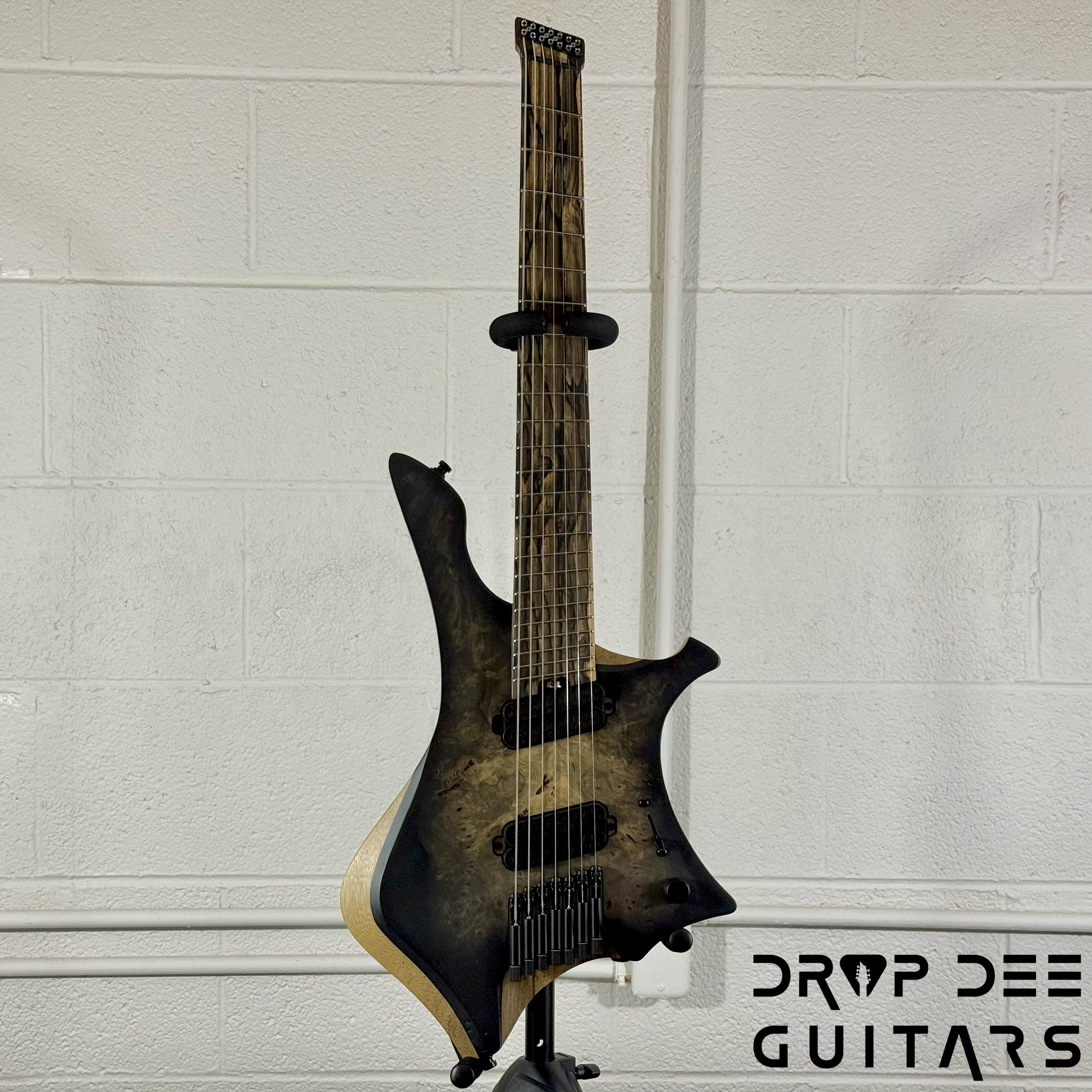 Ronciswall Vapor 7 Multiscale Headless 7-String Electric Guitar w/ Bag - Black Burst