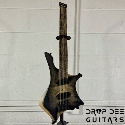 Ronciswall Vapor 7 Multiscale Headless 7-String Electric Guitar w/ Bag - Black Burst
