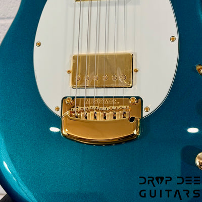 Ernie Ball Music Man Cory Wong StingRay II Deluxe Electric Guitar w/ Case - Pine Green