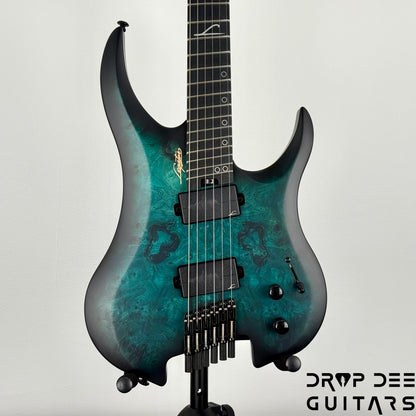 Legator Ghost G6FSS Multiscale Headless Electric Guitar w/ Bag - Dark Sapphire