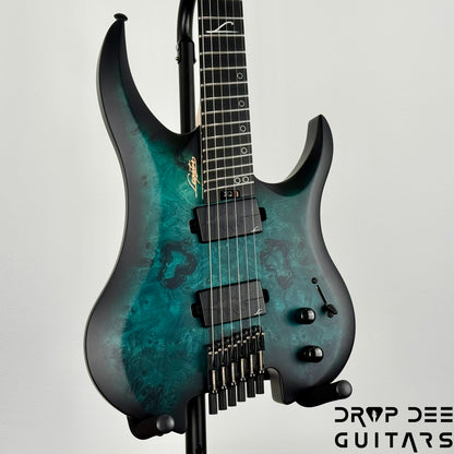 Legator Ghost G6FSS Multiscale Headless Electric Guitar w/ Bag - Dark Sapphire