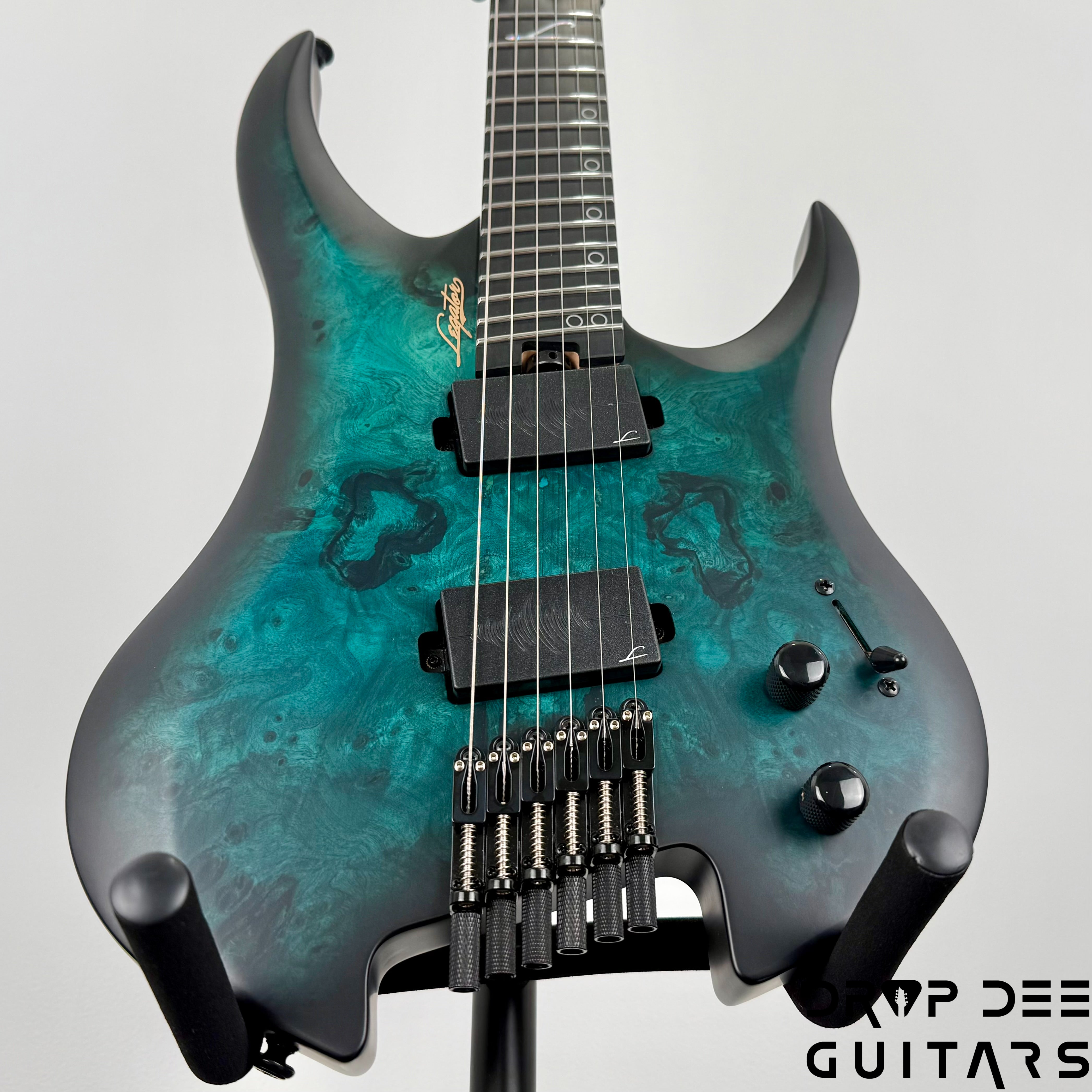Legator Ghost G6FSS Multiscale Headless Electric Guitar w/ Bag - Dark Sapphire