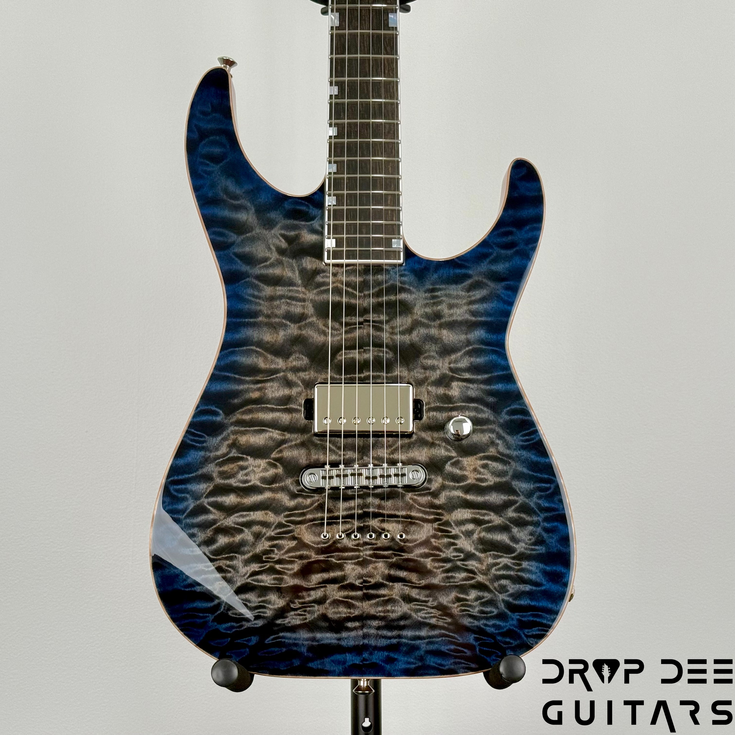 ESP USA M-I NTB NT Electric Guitar w/ Case - Blue Moon
