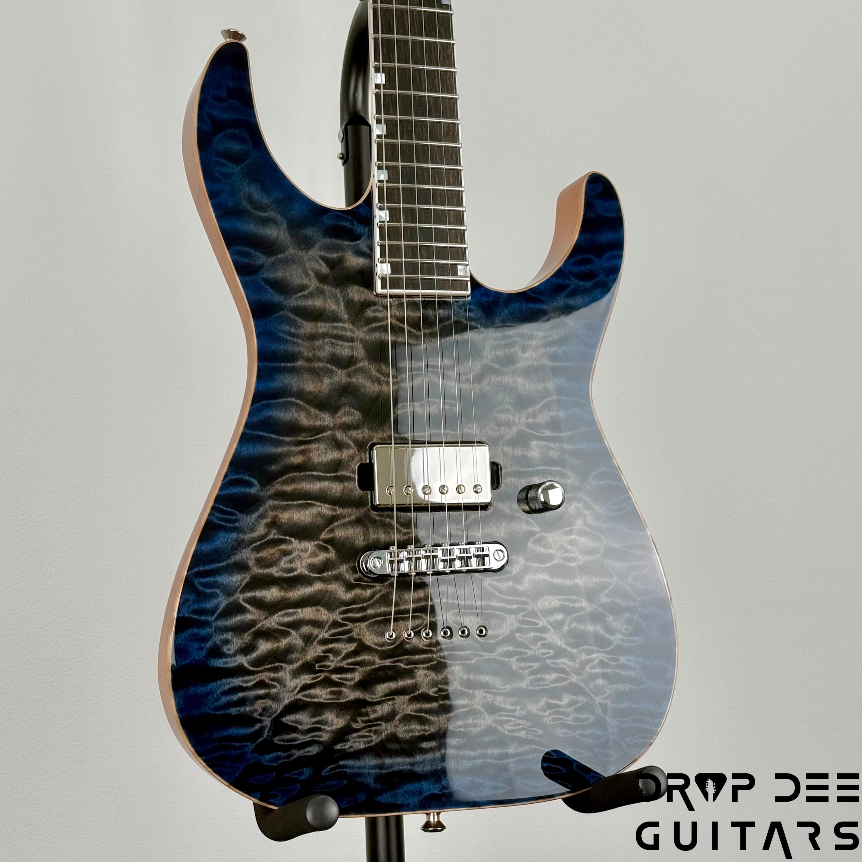 ESP USA M-I NTB NT Electric Guitar w/ Case - Blue Moon