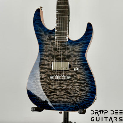 ESP USA M-I NTB NT Electric Guitar w/ Case - Blue Moon