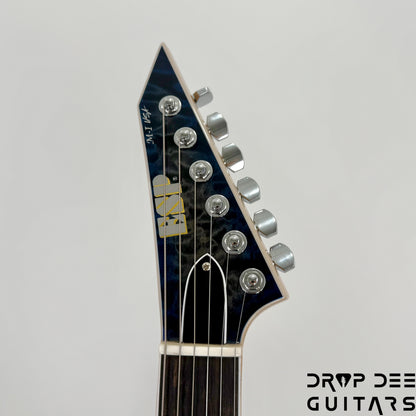 ESP USA M-I NTB NT Electric Guitar w/ Case - Blue Moon