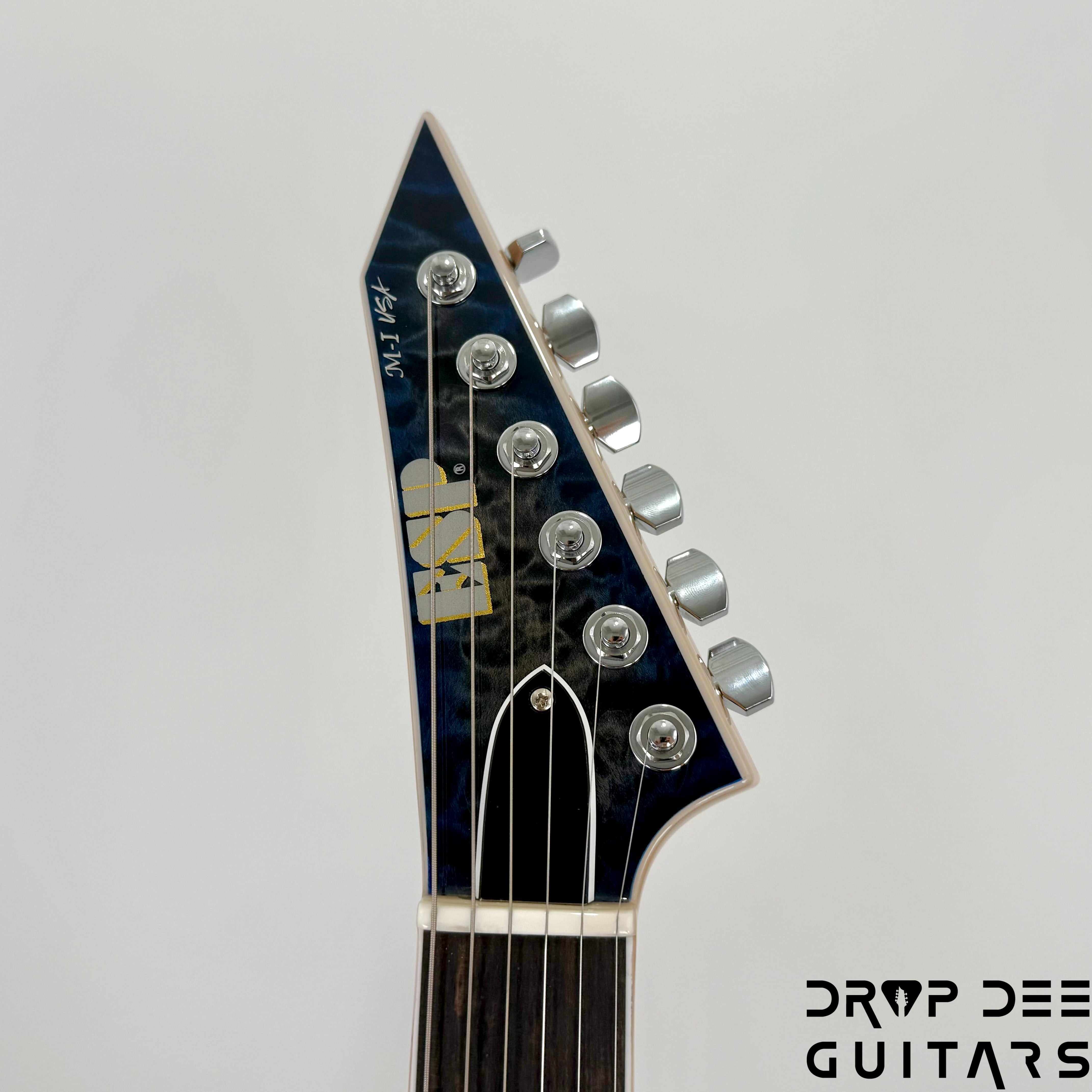 ESP USA M-I NTB NT Electric Guitar w/ Case - Blue Moon