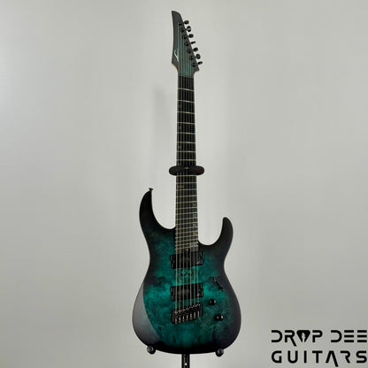 Legator Ninja N7FSS 7-String Multiscale Electric Guitar w/ Bag - Dark Sapphire