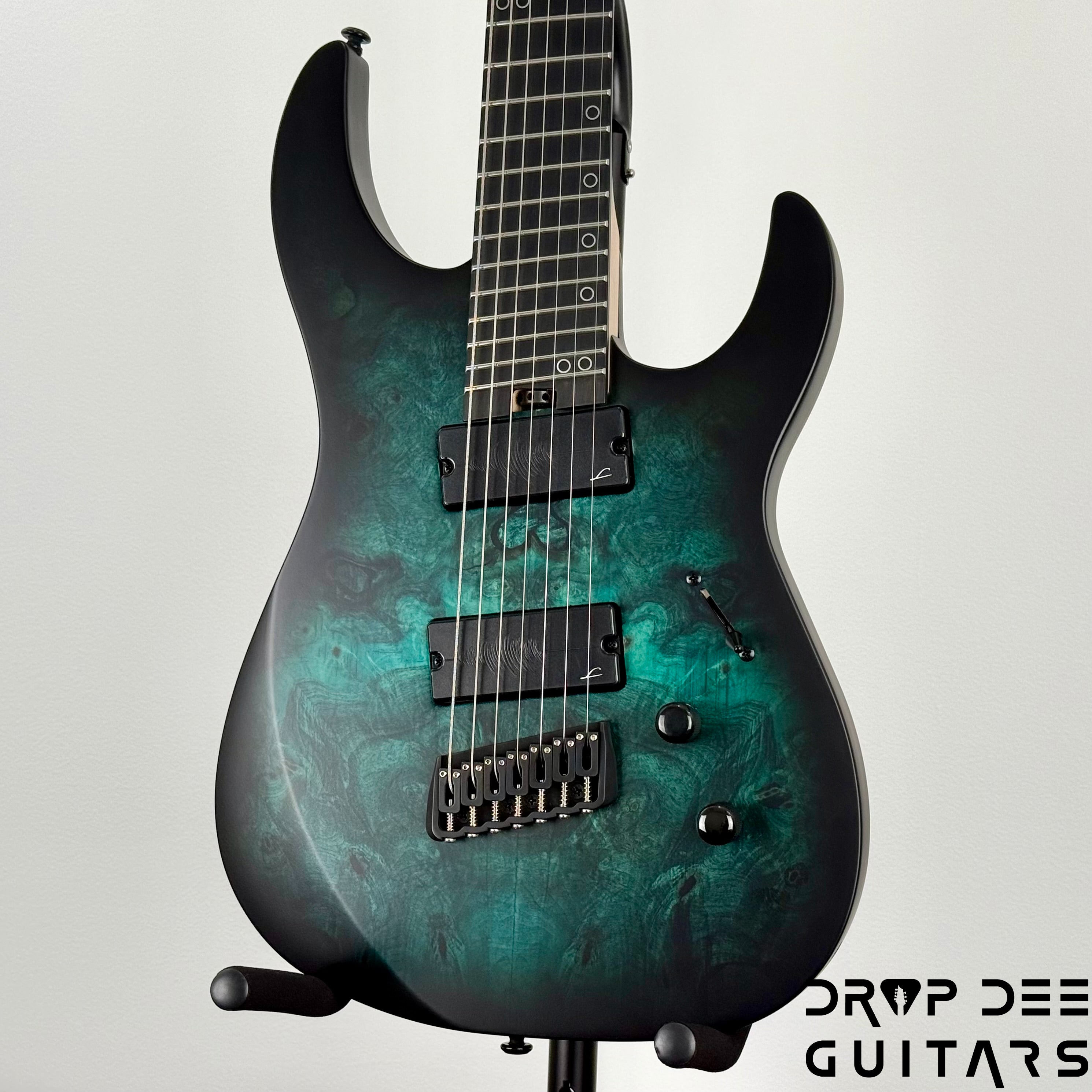 Legator Ninja N7FSS 7-String Multiscale Electric Guitar w/ Bag - Dark Sapphire