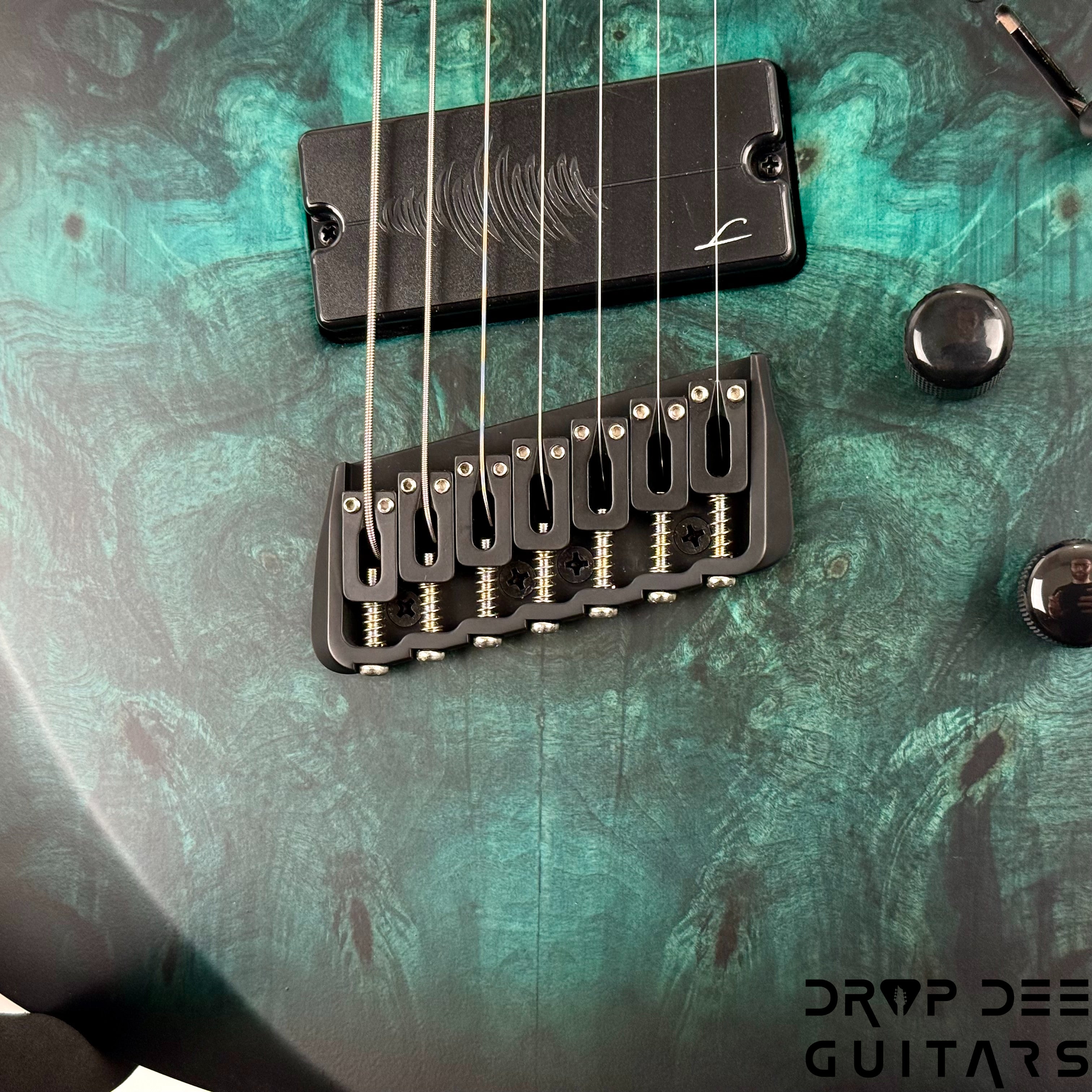 Legator Ninja N7FSS 7-String Multiscale Electric Guitar w/ Bag - Dark Sapphire