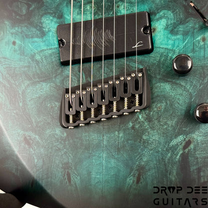 Legator Ninja N7FSS 7-String Multiscale Electric Guitar w/ Bag - Dark Sapphire