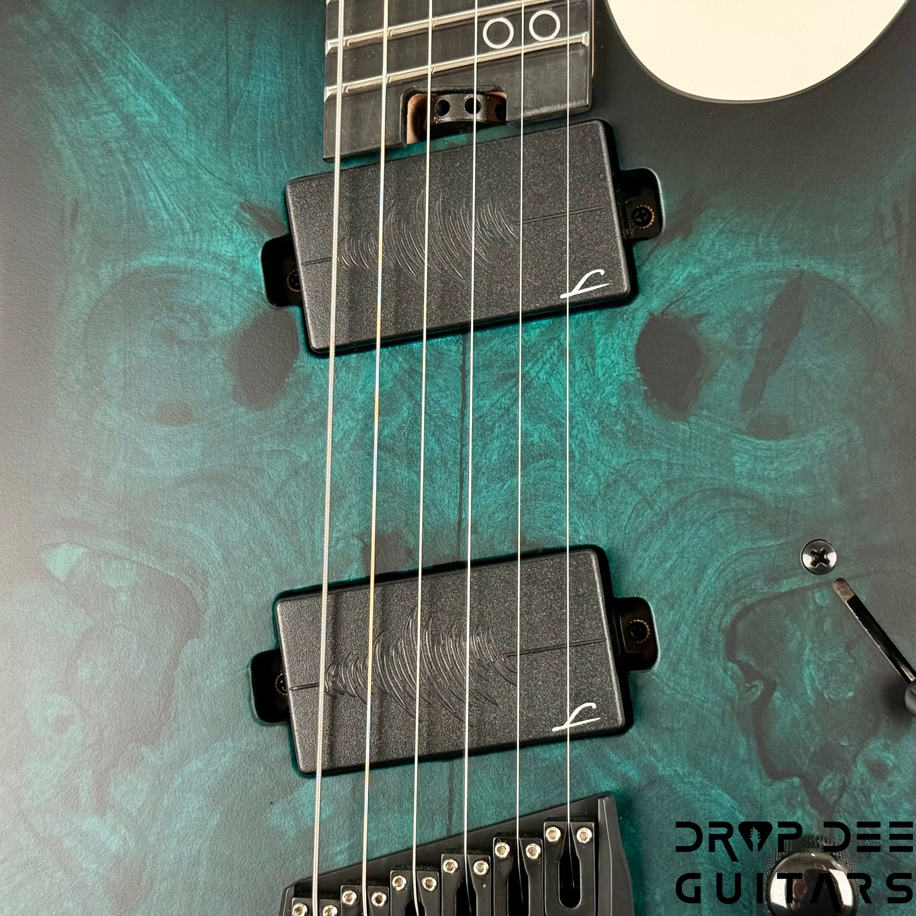 Legator Ninja N6FSS Multiscale Electric Guitar w/ Bag - Dark Sapphire