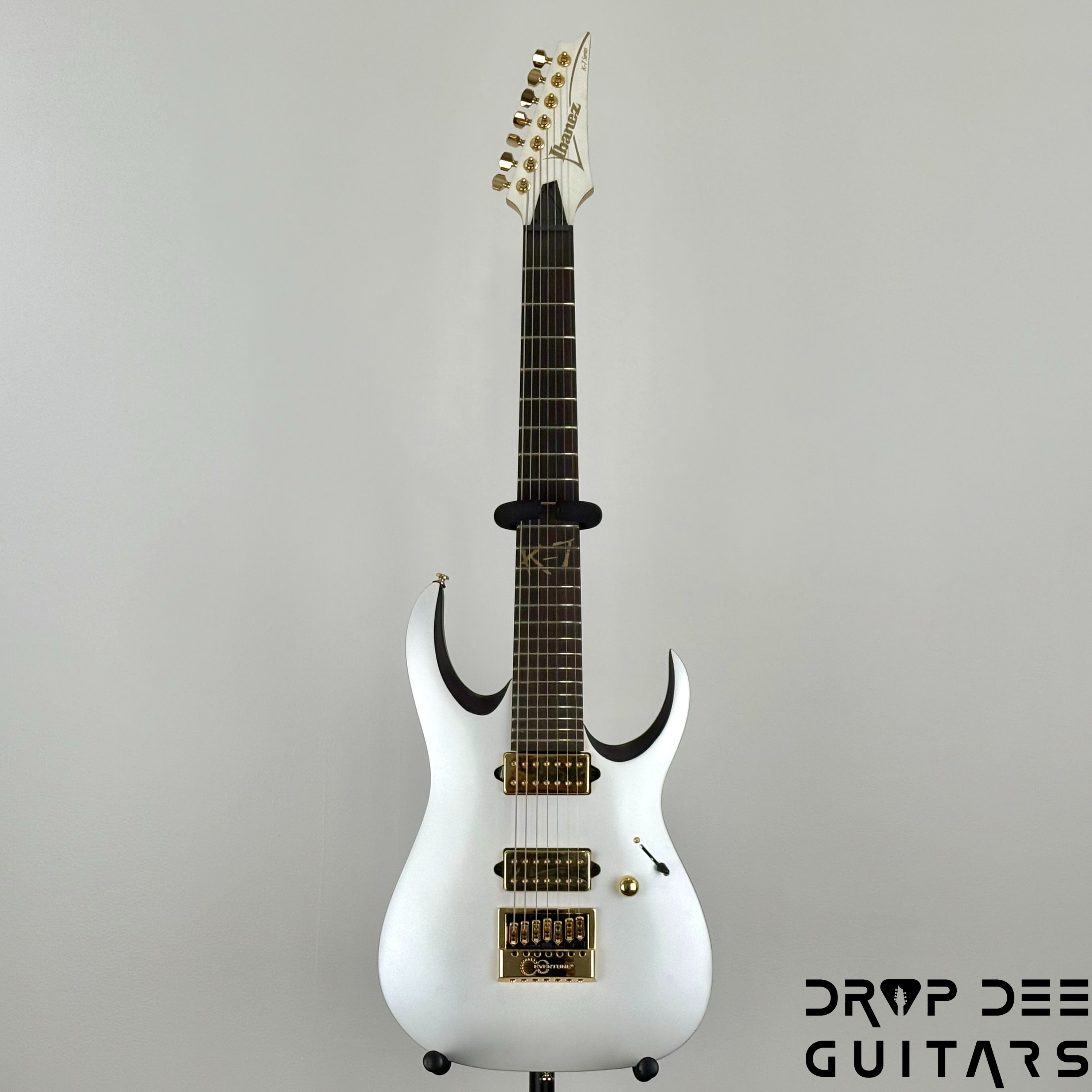 Ibanez Brian "Head" Welch Signature K7YANG 7-String Electric Guitar w/ Bag - Matte White