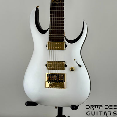 Ibanez Brian "Head" Welch Signature K7YANG 7-String Electric Guitar w/ Bag - Matte White