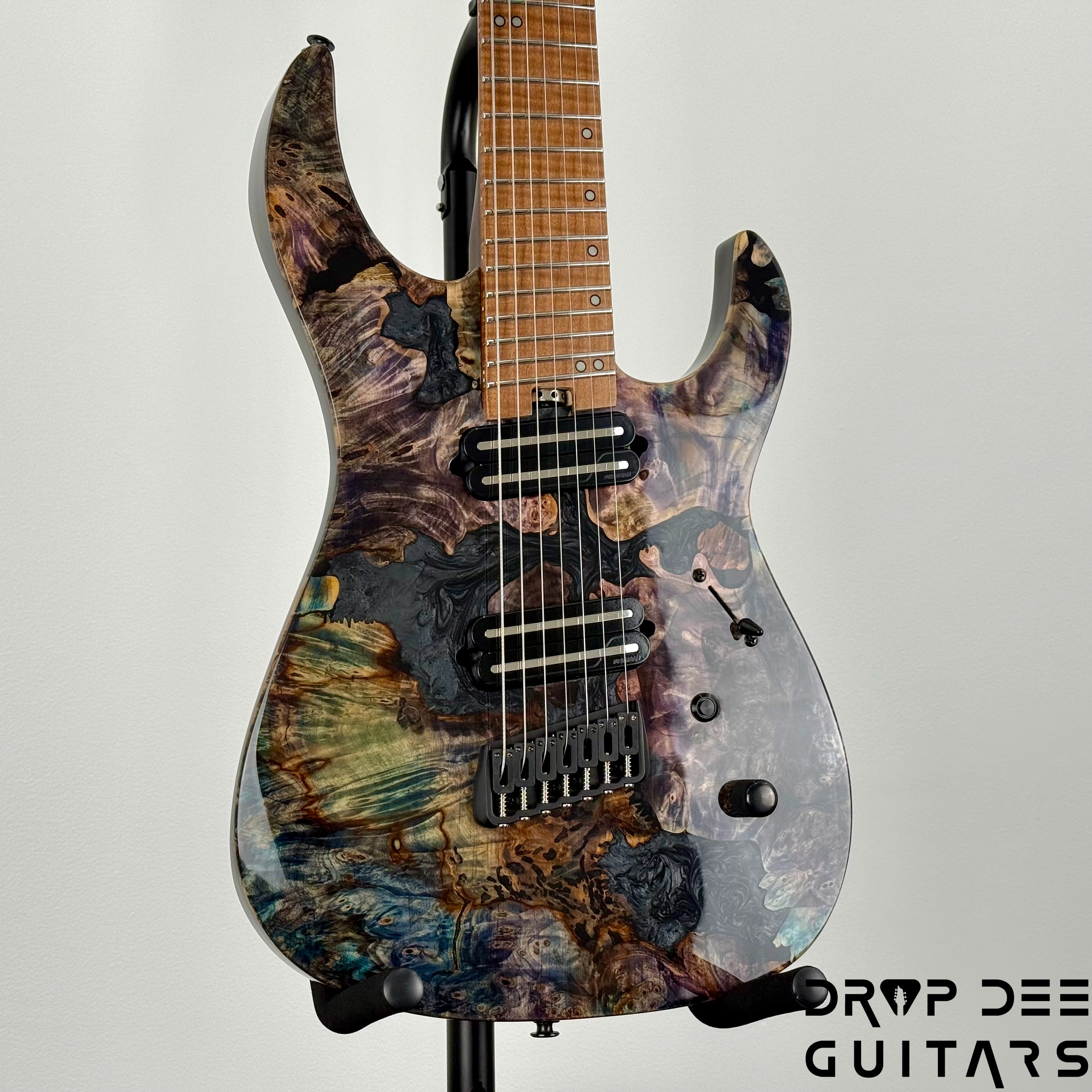 Legator Ninja X7F Multiscale 7-String Electric Guitar w/ Bag - Coral