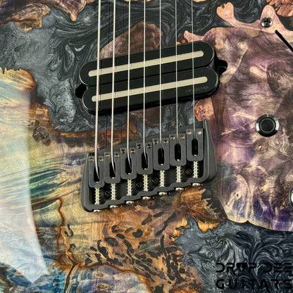 Legator Ninja X7F Multiscale 7-String Electric Guitar w/ Bag - Coral