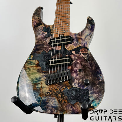 Legator Ninja X7F Multiscale 7-String Electric Guitar w/ Bag - Coral