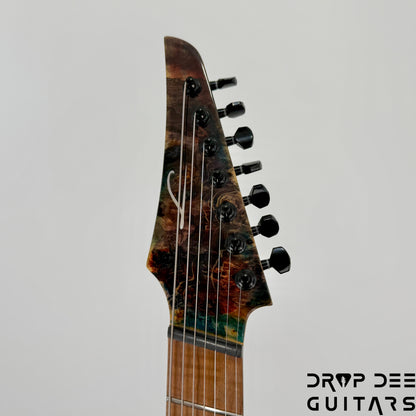 Legator Ninja X7F Multiscale 7-String Electric Guitar w/ Bag - Coral